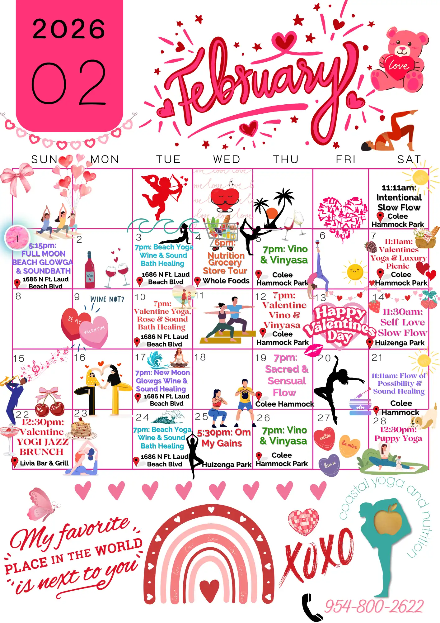 FEB 2026 Calendar Planner